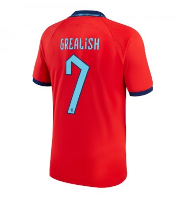 England Jack Grealish #7 Bortatröja VM 2022 Korta ärmar